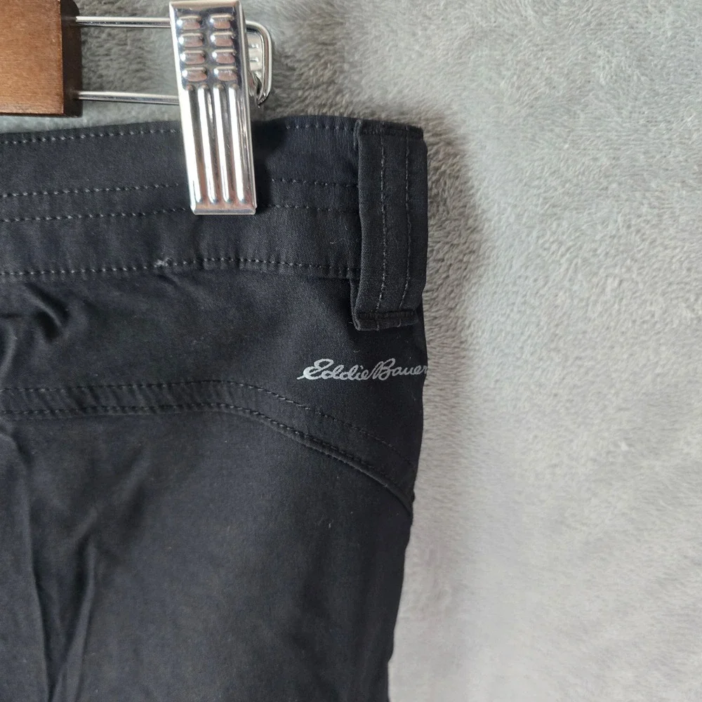 Eddie Bauer First Ascent Black Hiking Pants Womens 2 Technical Stretch Outdoor